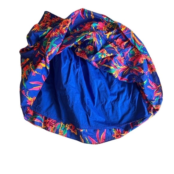 J. Crew Women's Floral Smocked Tiered Mini Skirt Size S Multicolor - Picture 5 of 8